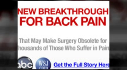Cary: Suffering With Severe Back Pain?