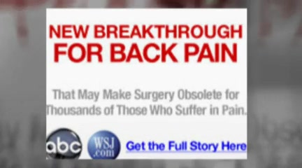 Cary:Debilitating Back Pain Restricting Your Life?