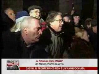 Silvio Berlusconi Colpito e ferito al Volto a Milano
