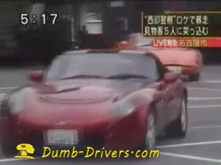TVR Smashes into car and then camera