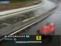 Belgium98_MSchumacher_Crashes_Over_Coulthard