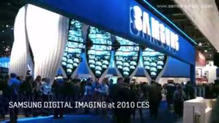 Overview of the Samsung booth at CES 2010 