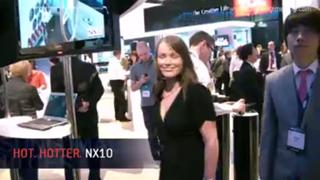 The hottest camera NX10 at CES 2010 