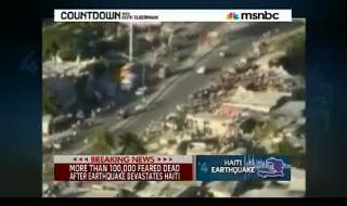 Countdown with Keith Olbermann - January 13, 2010 - Coverage Of Haiti Earthquake