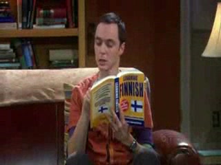 The Big Bang Theory - Sheldon learning Finnish
