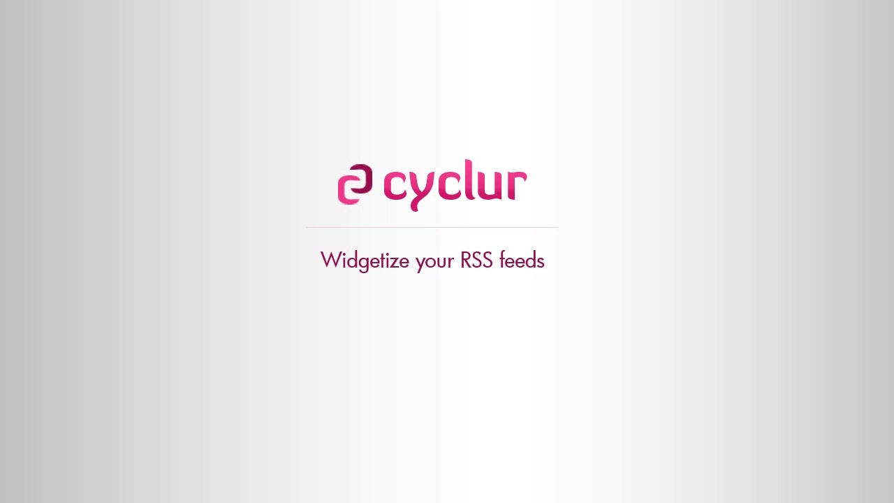 Cyclur RSS Widget Tutorial