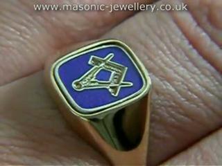 Masonic ring Gold DAJ114