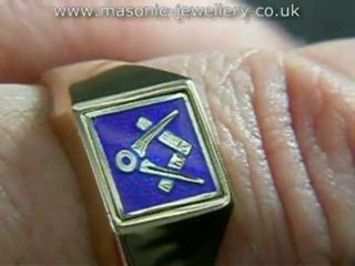 Gold Masonic ring DAJ112