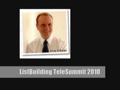 ListBuilding Coaches Squeeze Pages Andy O Bryan