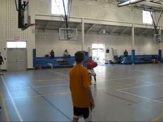 Basketball Training: 1 on 1 Around the Chairs