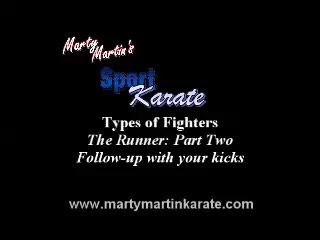 How to Sport Karate – Driving a Runner