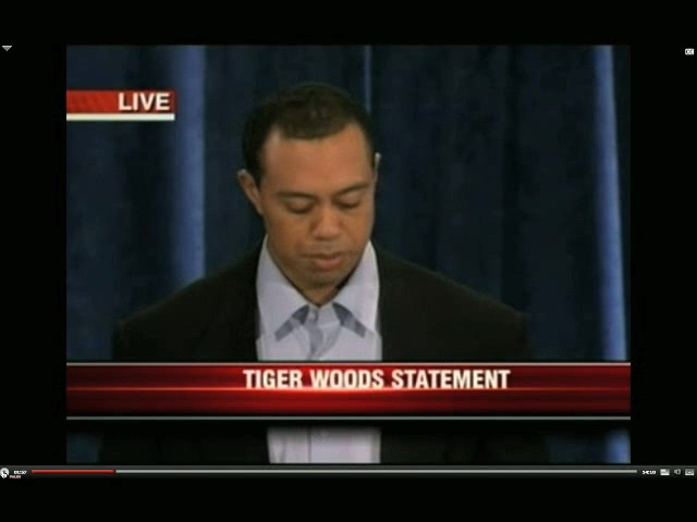 Tiger Woods Talks To The World
