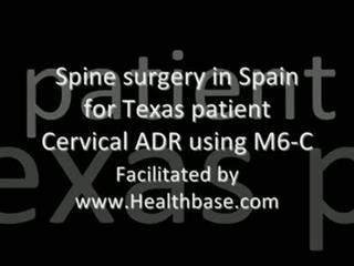 Patient story - ADR spine surgery in Barcelona - Spain medical tourism - Healthbase