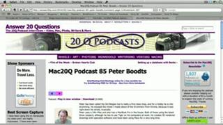 Mac20Q Tips 17 - Using Blogo blogging software