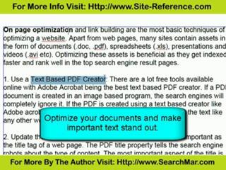 How to Optimize PDF Documents for SEO