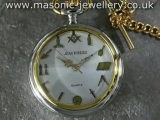 Gold plated Masonic Pocket watch DAJ129