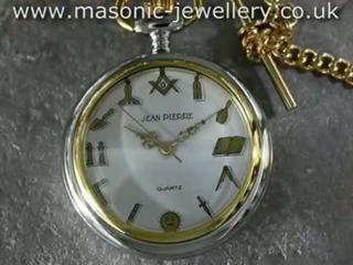 Gold plated Masonic Pocket watch DAJ129