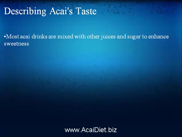What Do Acai Berries Taste Like?