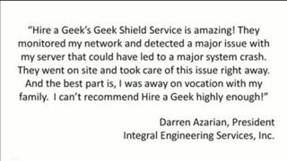 Hire a Geek - Geek Shield - www.hireageek.com
