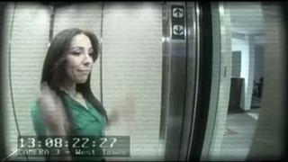  Funny video of girl picking her teeth inside an elevator 
