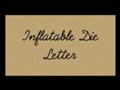 Inflatable Die Letter