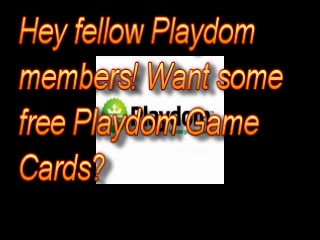Free Playdom Game Cards!