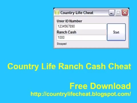Free Country Life Ranch Cash Cheat