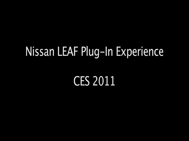 Nissan LEAF CES “Electric” Party