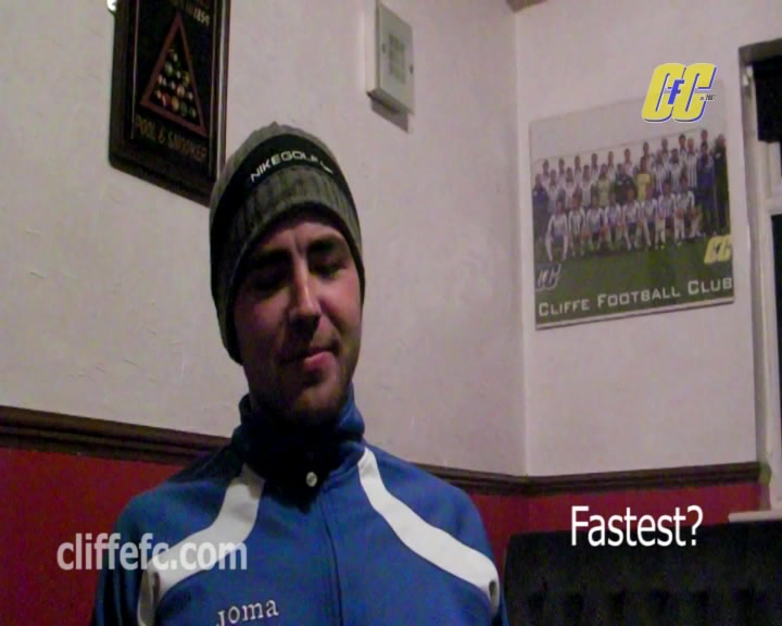 Andrew Addison | Cliffe FC Team Mates & 'Three Words' | 2010/2011