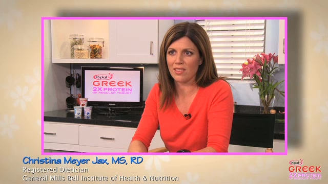 Registered Dietician Christina Meyer-Jax on Yoplait Greek Yogurt