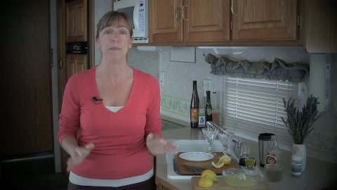 RV Cooking Show - Lavender Lemon Drop Martinis Mini Horses and More