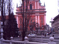 The Cathedral Square and the Bridges Ljubljana Slovenia