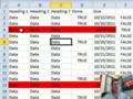 Learn Excel  – “Conditional Format the Row”: #1441
