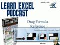Learn Excel 2010 - "Drag Formula Reference": #1455