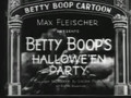 1933 - Betty Boop's Hallowe'en Party