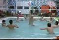 Pool volleyball