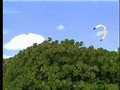 kite surfer gets caught in updraft