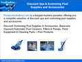 Discount Swimming Pool Accessories & Supplies - PoolProducts4Less.com