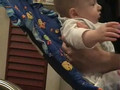 Baby fed for the first time