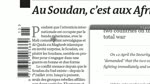 Le Monde frontpage weekend edition translation  april 14