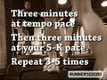 Tough Treadmill Tempo Workout