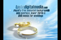 Wedding backgrounds, video loops and motion clips for wedding videos and DVDs