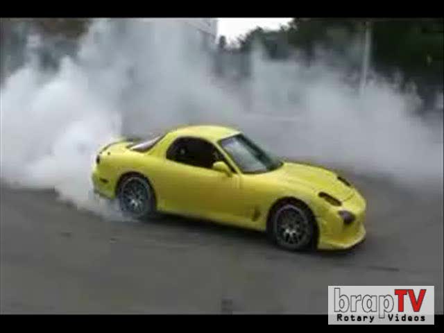 Mazda RX7 Nice Burnout 
