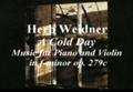 Herb Weidner A Cold Day