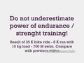 Endurance / strenght training benefits