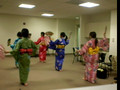 Japanese traditional dancing performance practice