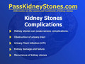 Kidney Stones Complications