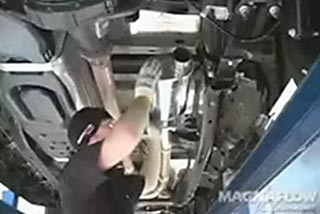 Installing a cat-back exhaust system on the 2005 Ford F-150 pickup
