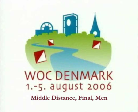 WOC 2006 Middle Distance, Final, Men