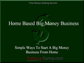 home based big money business